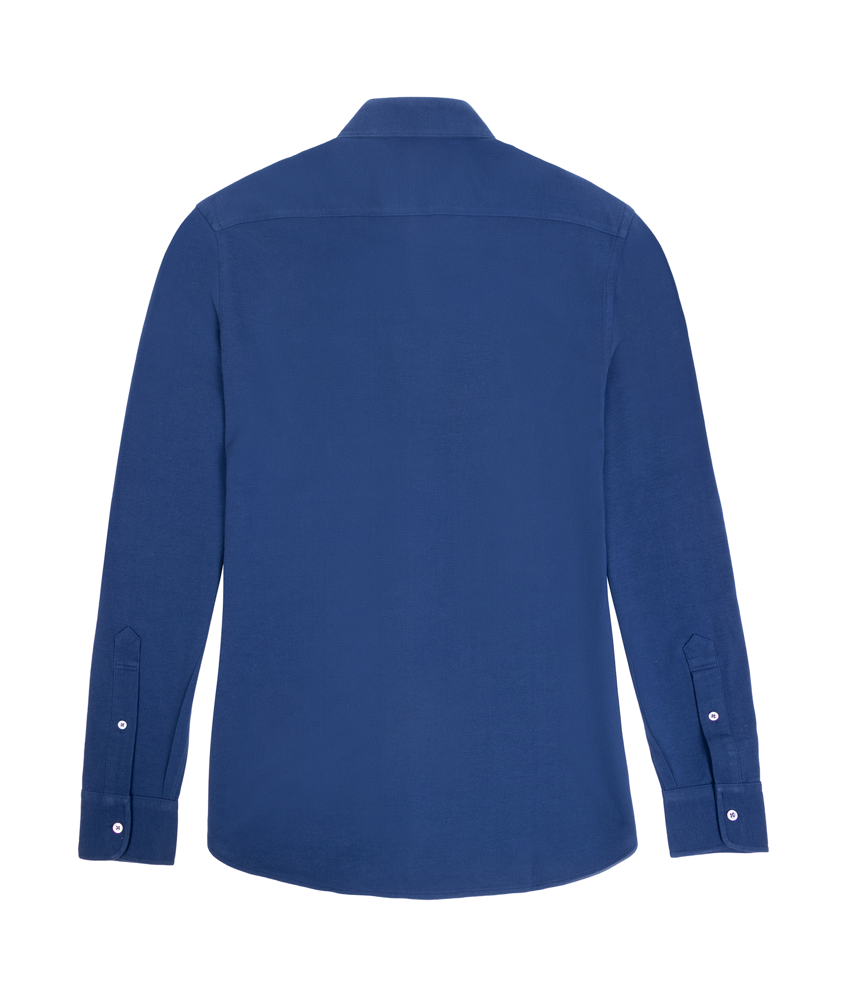 Cutaway Pique Knit Shirt – Dark Blue - Knit Shirt Co.